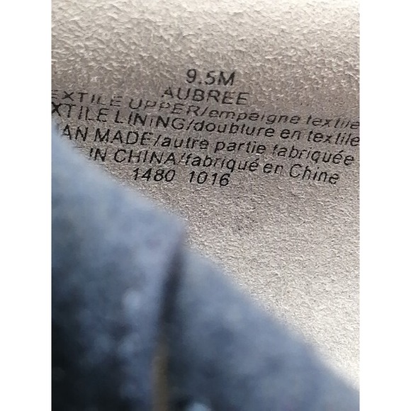 Easy Spirit Shoes Flats Womens Aubree Blue 9.5 Walking Stretch Strappy Comfort - Picture 7 of 10